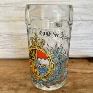 Disney Germany Decorative Crest Glass Mug